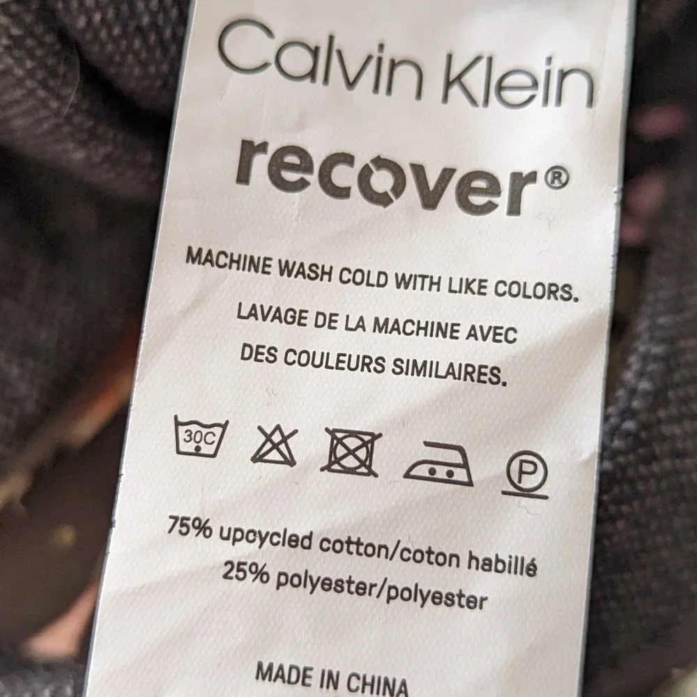 Calvin Klein Recover Tote Bag Gray